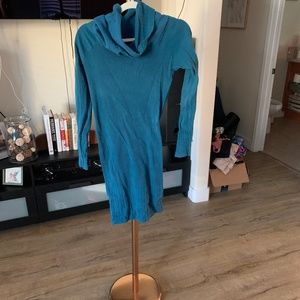 Blue cotton dress